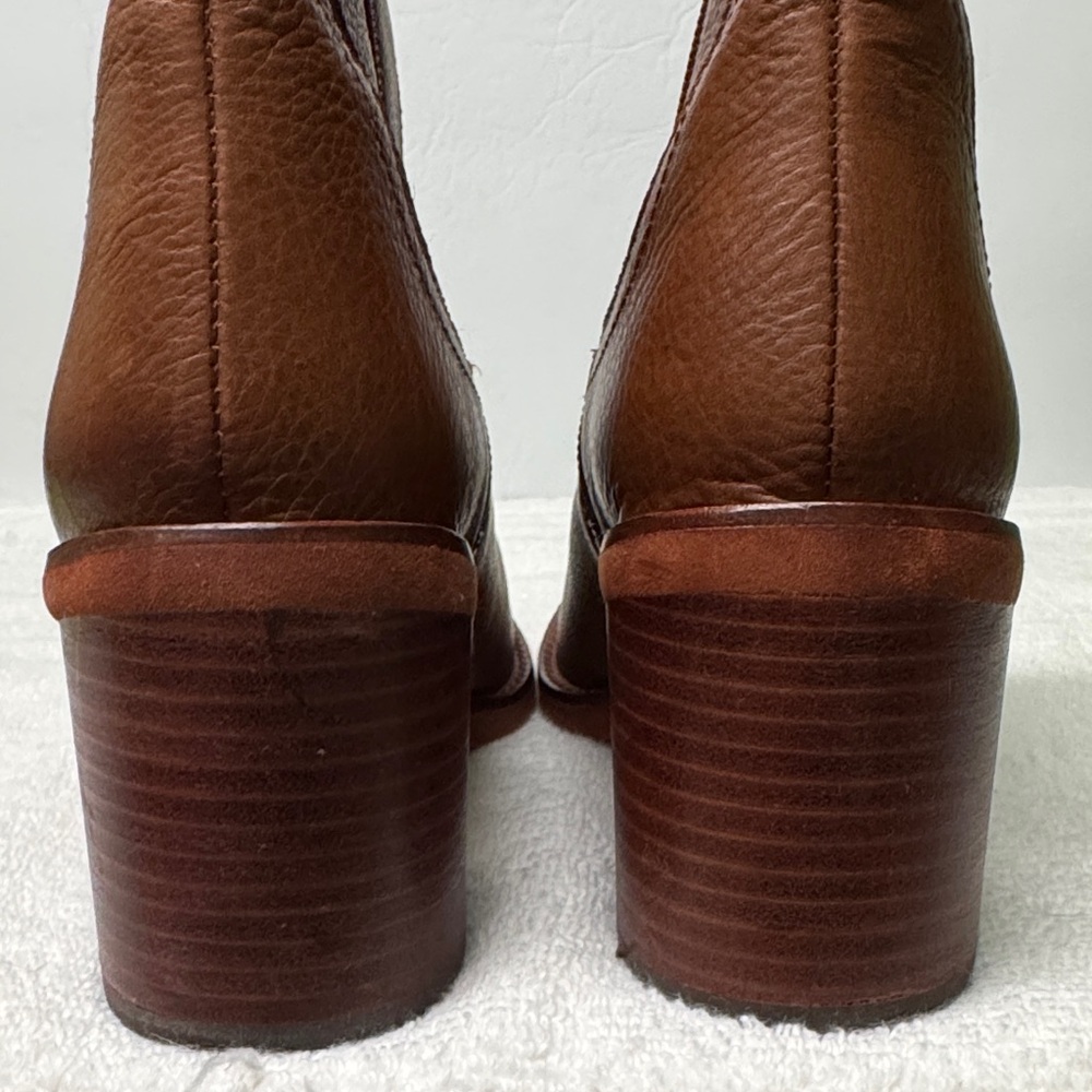 Seychelles Cognac Turbulent Ankle Boots Size 6.5 - Picture 8 of 16